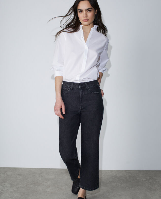 Jean cropped KARLA M084 washed black