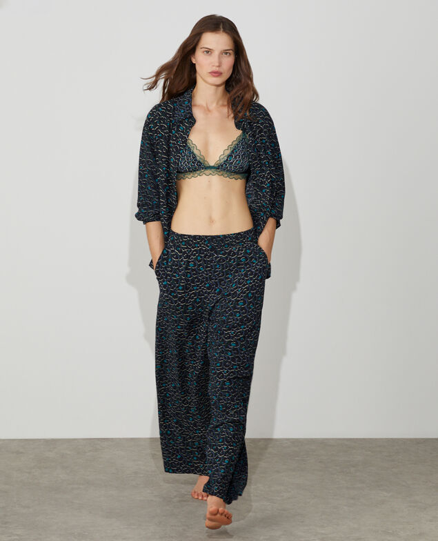 Chemise manches longues RELAX PRINT Relax print Leopard scarab