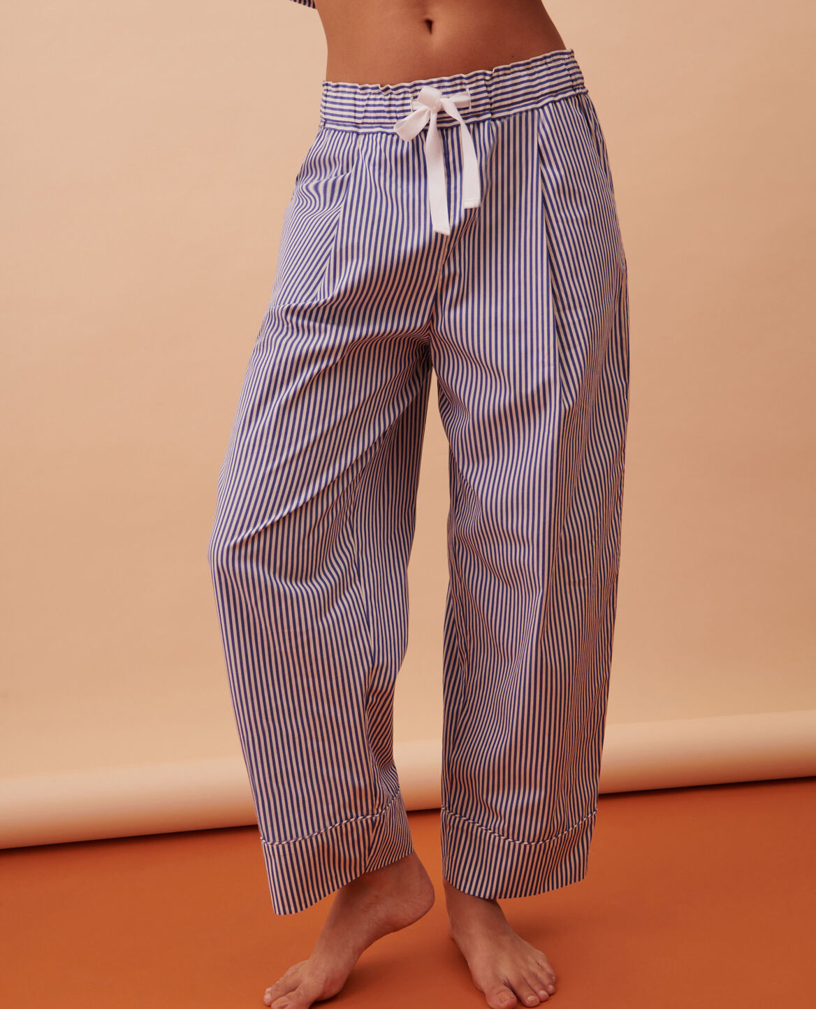 Pantalon Nuit cool Milleraie bleu franc