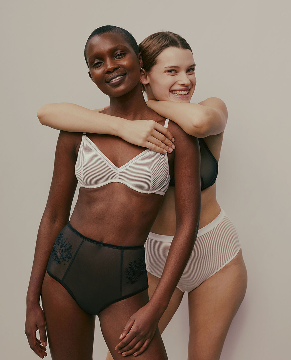 High-waisted briefs HORIZON Horizon Ivory