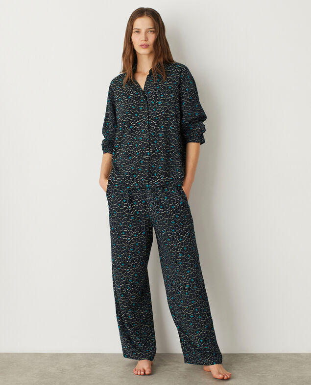 Chemise manches longues RELAX PRINT Relax print Leopard scarab