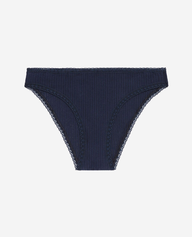 Culotte taille basse Daily coton Navy
