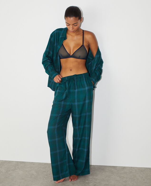 Set de pyjama DREAM Dream Big check green
