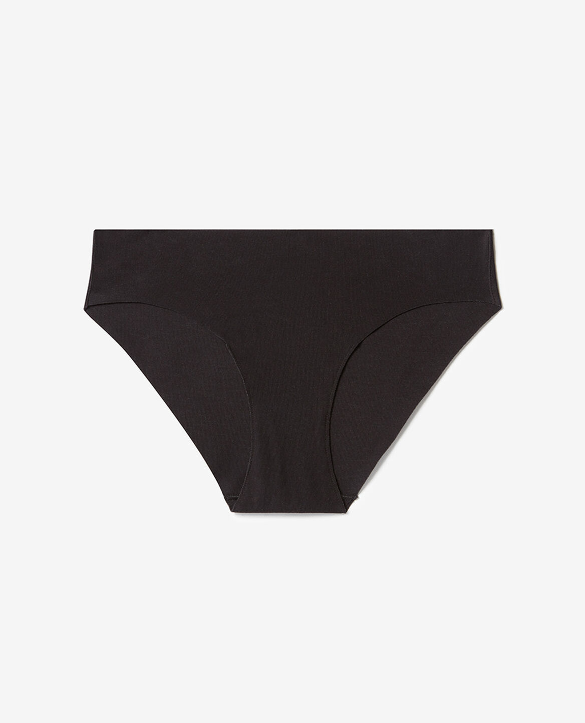 Culotte taille basse Coton Noir