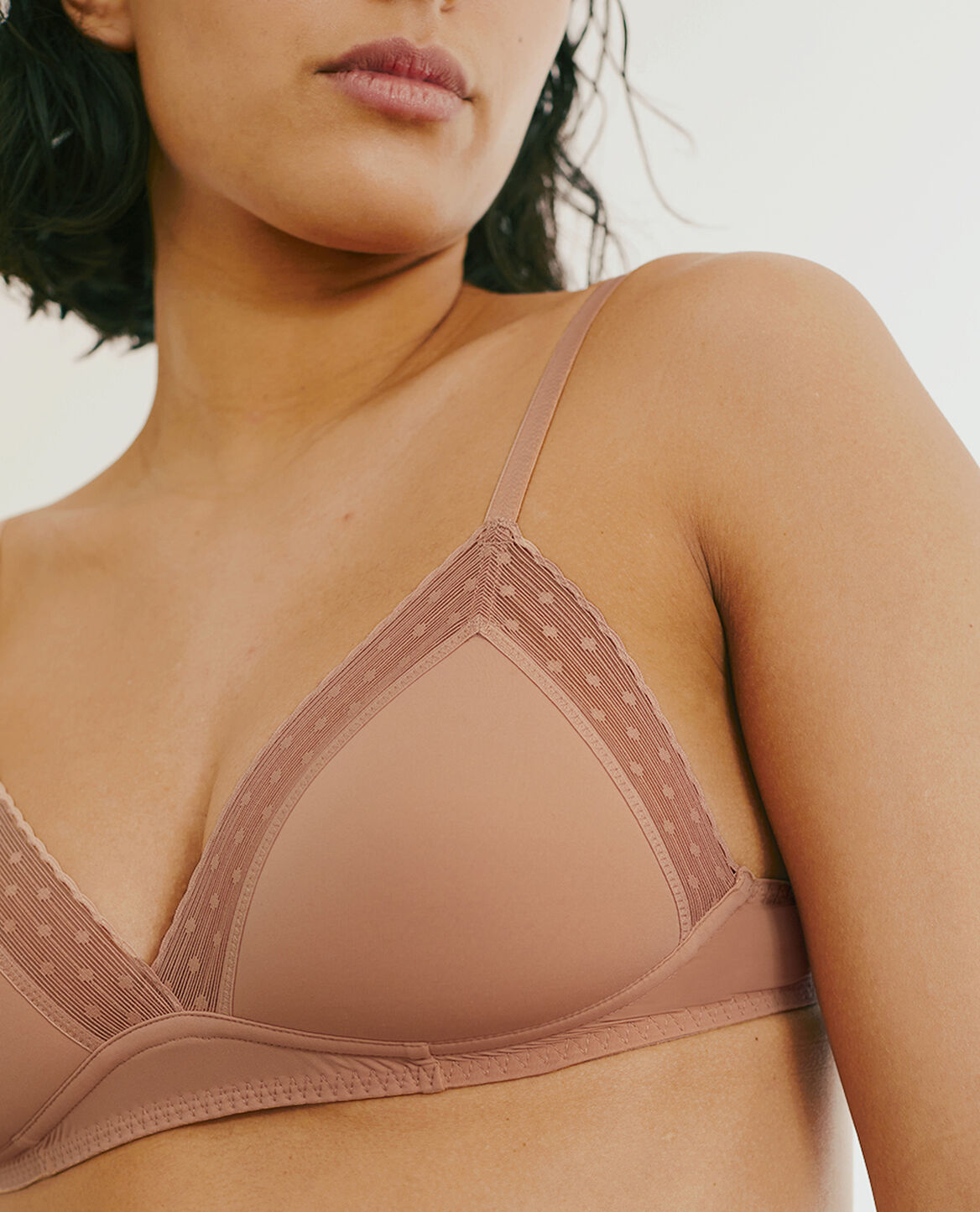 Wireless padde bra INFINIMENT - THE BE COOL Infiniment - the be cool Beige latte