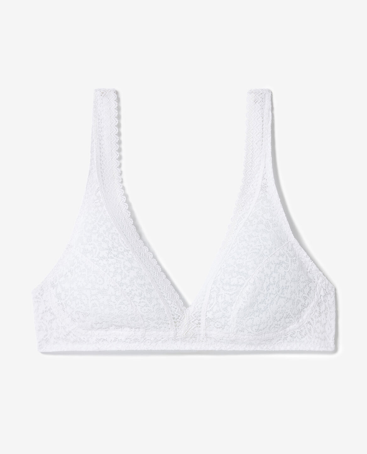 Soutien-gorge sans armatures Flore Blanc optique