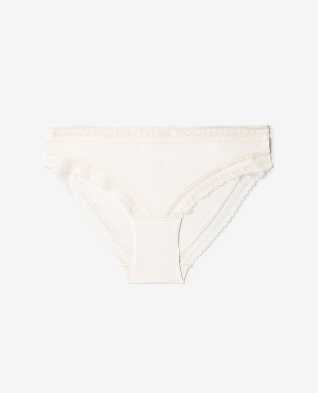 Culotte taille basse Harmonie Blanc rose