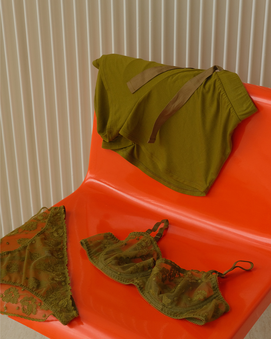 debardeur lin orange