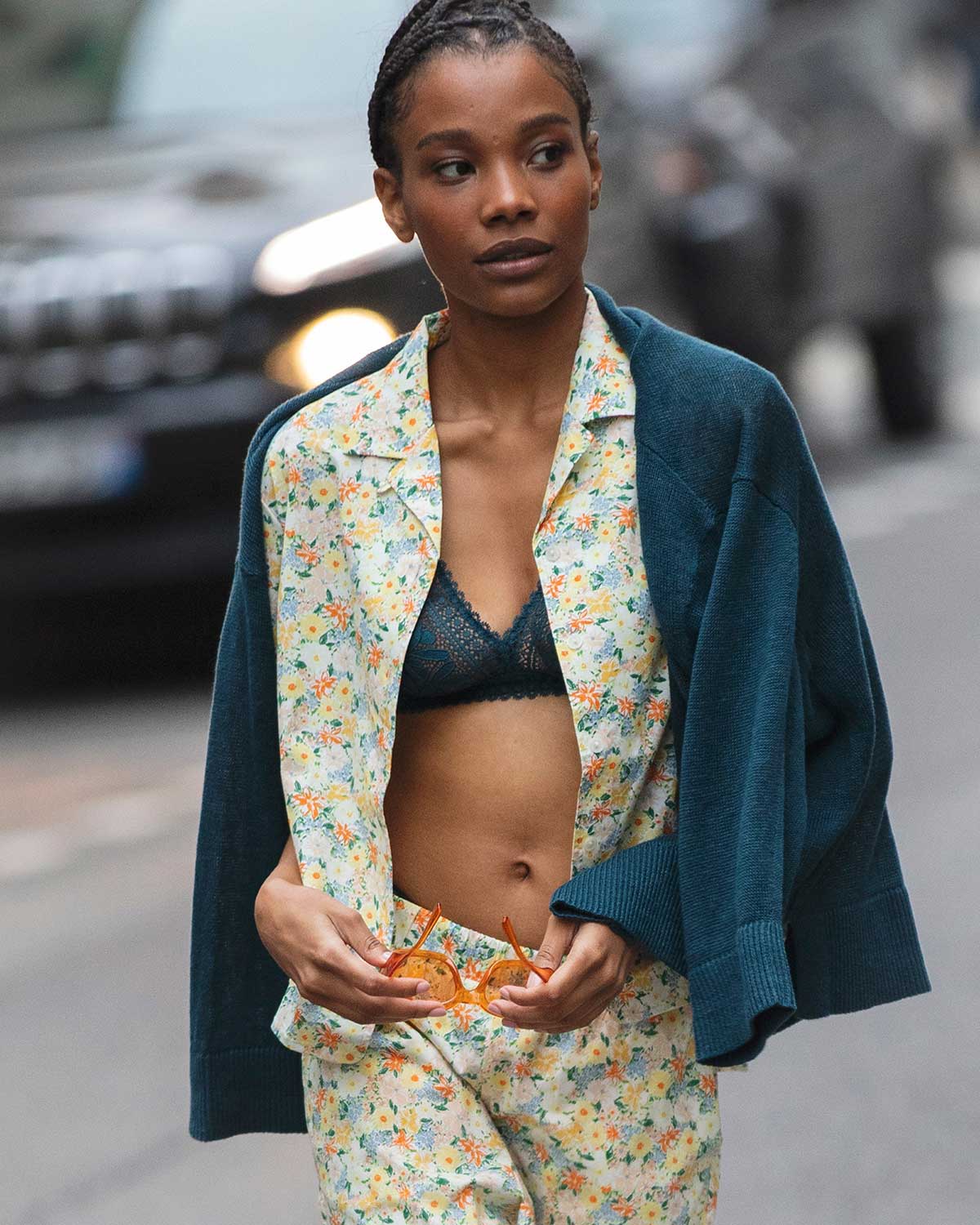 gilet lin ensemble pyjama